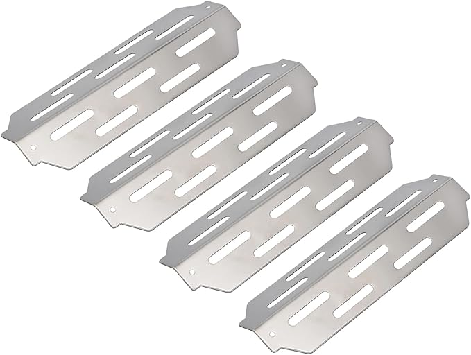66041 12.5'' Heat Plates/Deflectors for Weber GS4 Genesis II/LX 400 Series, Genesis II E410/S410, II E435/S435, II LX S440/E440, II LX SE440, 4PCS