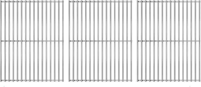 66089 66097 Grill Grate Replacement Parts for Weber Genesis II E-410, E-435, S-435, SE-410, Weber Genesis II LX 400 SER GBS S-435, Stainless Steel
