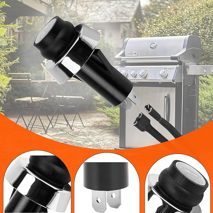66220 Grill Igniter Push Switch for Weber Spirit II & Genesis II E/S-210, 220, 310, 315, 320, 330 Gas Grills, Replacement Parts for Weber 66220