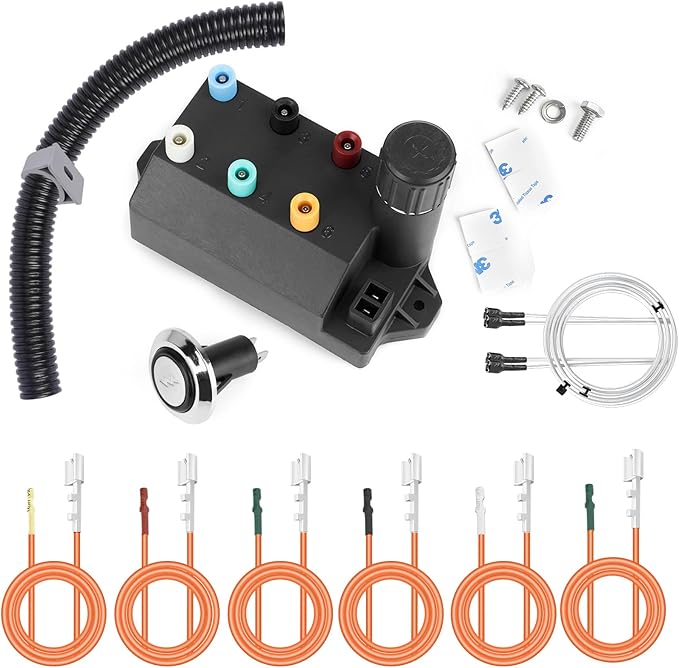 66356 Grill Igniter Kit for Weber Genesis II 610 Series Gas Grills(Model Years 2017 and Newer),6-Outlet Electronic Ignition for Weber Genesis II E-610