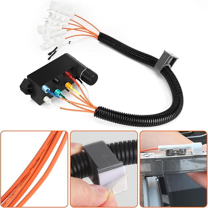 66356 Grill Igniter Kit for Weber Genesis II 610 Series Gas Grills(Model Years 2017 and Newer),6-Outlet Electronic Ignition for Weber Genesis II E-610
