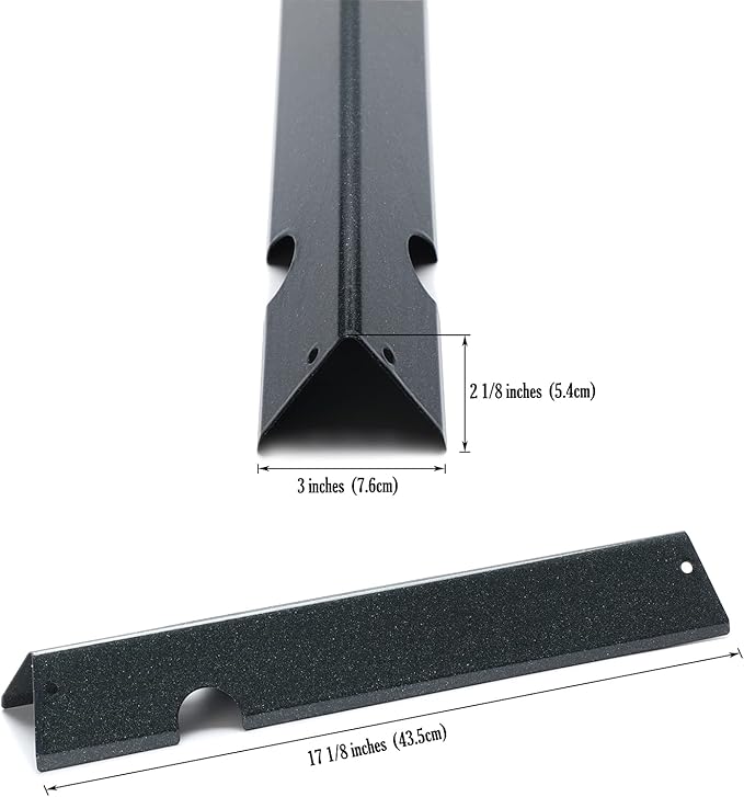 66794 66031 Grill Parts for Weber Genesis II 200 Series E-210 LX E-240 LX S-240 Flavorizer Bars Replacement, 17 1/8 inch, Set of 3