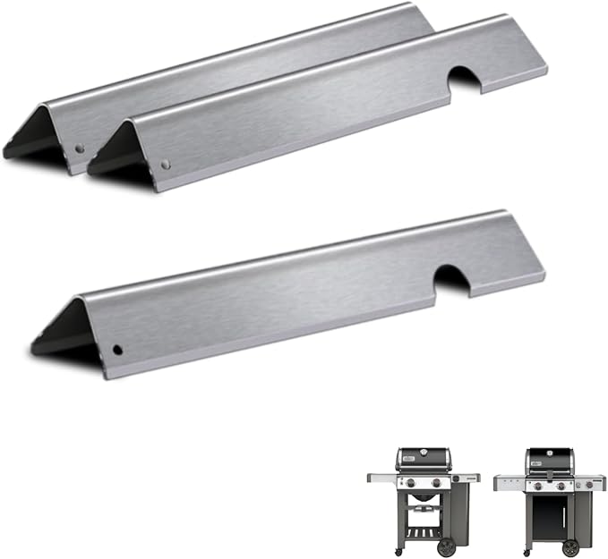66794, 66031, 90223,17" Flavorizer Bar for Weber Genesis II E/S-210 & LX E/S-240 GS4 Grill Flavorizer Bars, Replacement Parts.