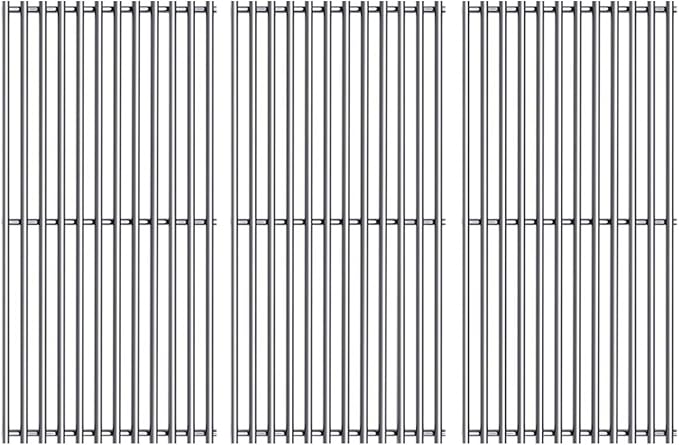 (3-Pack) 18 1/8 inch Stainless Steel Cooking Grid Grates Replacement for Select Gas Grill Models by Charbroil 463224912, 463231711, 463247209, 463247310, 463247512, 463248208, 463262812