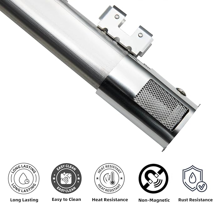 67490 19.4" Grill Burners for Weber Genesis II 400 Series E-410, E-415, E-435, Genesis II LX E-440 Series 66071 67488 66073 67265 Grills (2017-Newer)