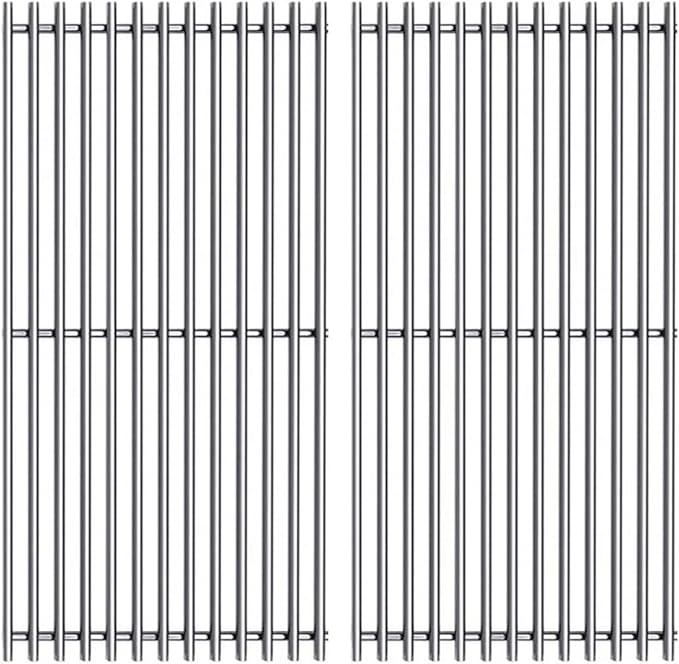 67550 19.2” Stainless Steel Cooking Grates for Weber Summit E-440, S-440, E-450, S-450, E-460, S-460, E-470, S-470 and Charmglow 720-0304, 2-Pack
