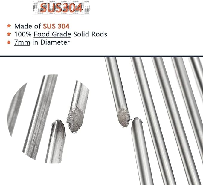 67551 19.2“ SUS304 Cooking Grates for Weber Summit 600 Series Summit E-620 S-620 Gas Grills Without Smoker Box, Heavy Duty Grill Grid (3-Pack)