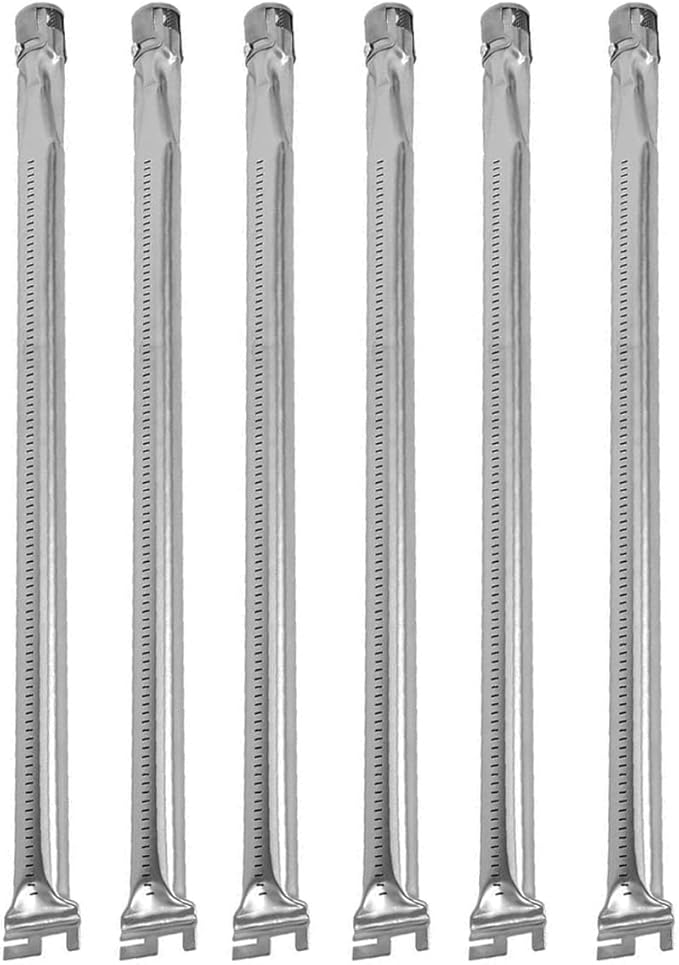 67554 (6-Pack) Grill Burner Tubes for Weber Summit 600 Series Grills Model Years 2007 and Newer