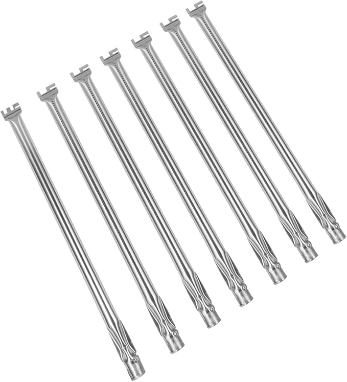 (7-Pack) 67556 Grill Burner Tubes for Weber Summit E-640 S-640 E-650 S-650 Gas Grills: 1780001 91881301 1880001 1881301 91780301 91880301
