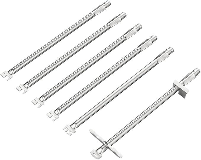 67557 Grill Burner Tubes for Weber Summit 460 470 Gas Grills, Replacement for Weber Summit Burner Tubes, 6 Pack