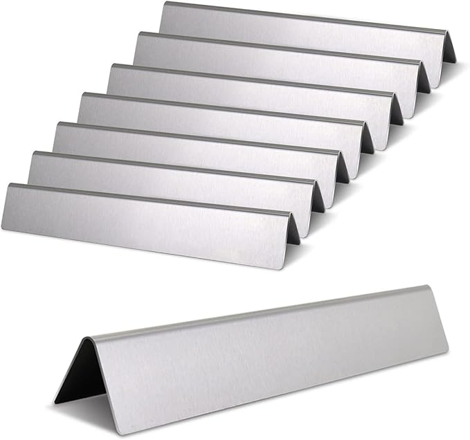 67668 Grill Flavorizer Bars for Weber Summit 400 Series, Summit E/S 440/450/460/470, 8 PC Stainless Steel Gas , 18" x 1.6" x 1.2"