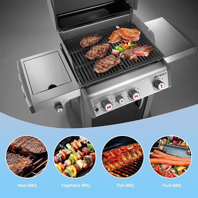 68948 Grill Burner for Weber Spirit 330/335 with Front Mounted Control Knobs, 18 Inch Burner Tube kit for Spirit E-330 Spirit SP-335, 65518 69787