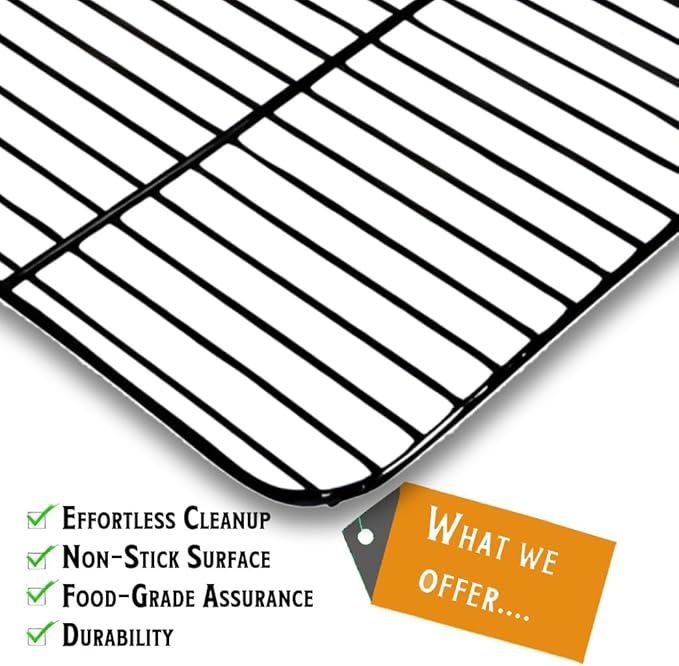 Replacement Porcelain Cooking Grid for Charbroil Classic 280 2 Burner 463672717, Charbroil Classic Grates, Charbroil Grill Grate 2 Burner, Charbroil Classic Replacement Parts