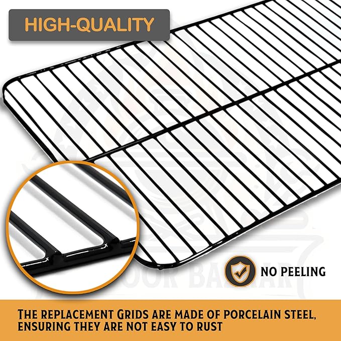 Replacement Porcelain Cooking Grid for Charbroil Classic 280 2 Burner 463672717, Charbroil Classic Grates, Charbroil Grill Grate 2 Burner, Charbroil Classic Replacement Parts