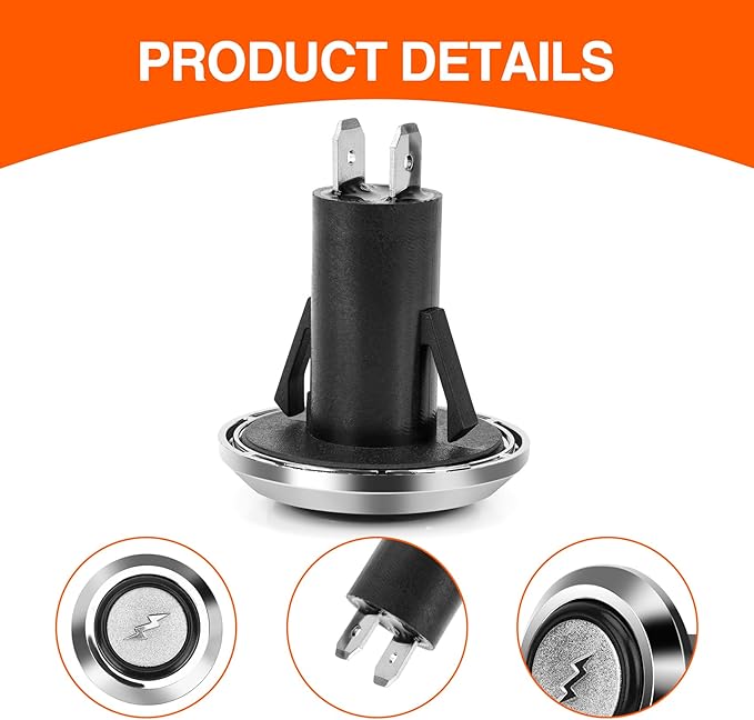 69283 Grill Igniter Push Button Replacement for Weber Genesis II 310/315/335 Series, Fits Genesis II E-410/435, SE-310/330 Gas Grills