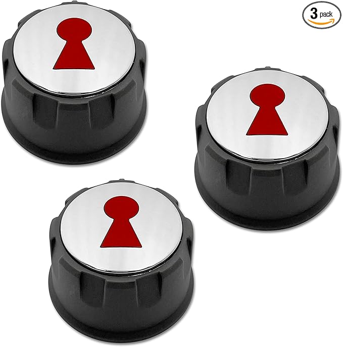 69893 Control Knobs Compatible with Weber Spirit 200 & 300 Series (with Up Front Controls) Years 2013 and Newer(Set of 3)