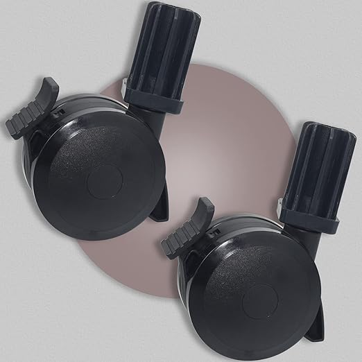 70360 Locking Caster with Insert for Weber Spirit Series 2009-2012, Genesis Series 2007-2011, 2 Pack (Caster Diameter 2-7/8")