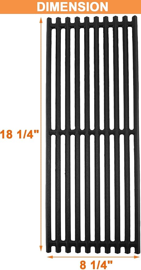 18 7/16" Emitter Plates & Infrared Grill Grates Replacement Parts for G515-4700-W1 G519-A400-W1 & G526-0007-W1 Charbroil Tru-Infrared 463270915, 463246909, 463246910, 463247009, 463247109, 3PCS Set