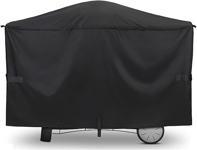 7112 Grill Cover for Weber Q2000, Q2200, Q2400, Q300, Q320, Q3000, Q3200 Gas Grills, Waterproof UV Resistant Cover, Outdoor Barbeque Grill Accessories