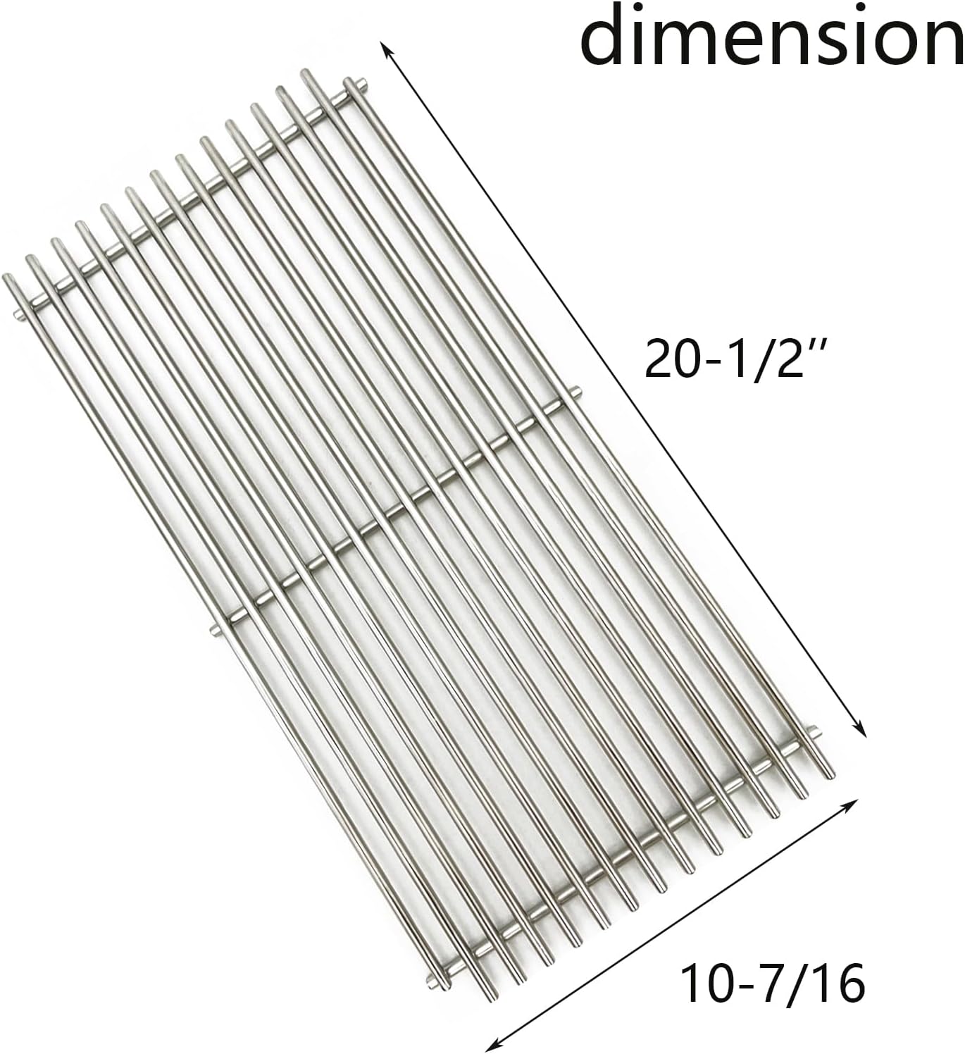 3-Pack 20 1/2" Stainless Steel Cooking Grid Grates for DCS 24, 36, 48 Series 36ABQ 36ABQAR 36ABQR 36BQ 36BQAR 36BQR 36DBQ 36DBQAR 36DBQR 36EBQAR,48DBQAR 48DBQR etc Grill