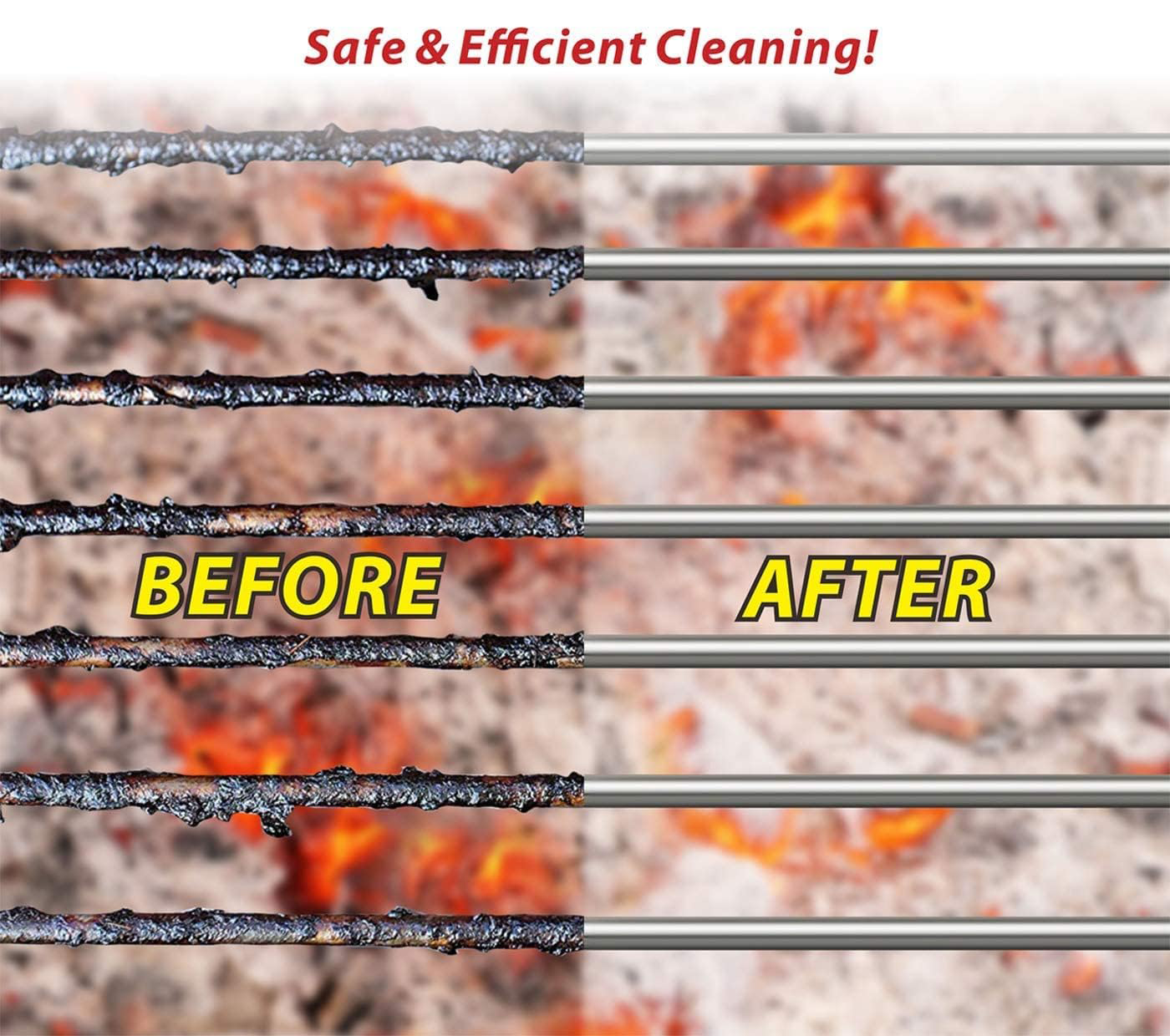 Grill Brush and Scraper BBQ Brush for Grill, Safe 18" Stainless Steel Wire Bristles Grill Cleaning Brush Grill Grate Cleaner for Gas Infrared Charcoal Porcelain Grills
