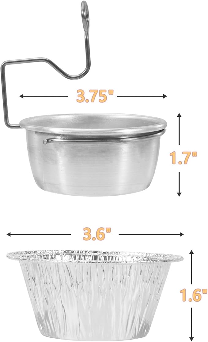 Grease Cup with Clip for Char-Broil/Kenmore Replacement Parts, Masterbuilt 30" & 40" Propane Smokers and Other Similar Grills, Grease Bucket Tray and 10-Pack Disposable Foil Liners