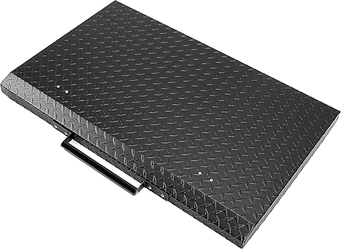 Black Outdoor 36” Griddle Grill Hard Cover Lid with Handle Waterproof Aluminum Compatible with Blackstone & More