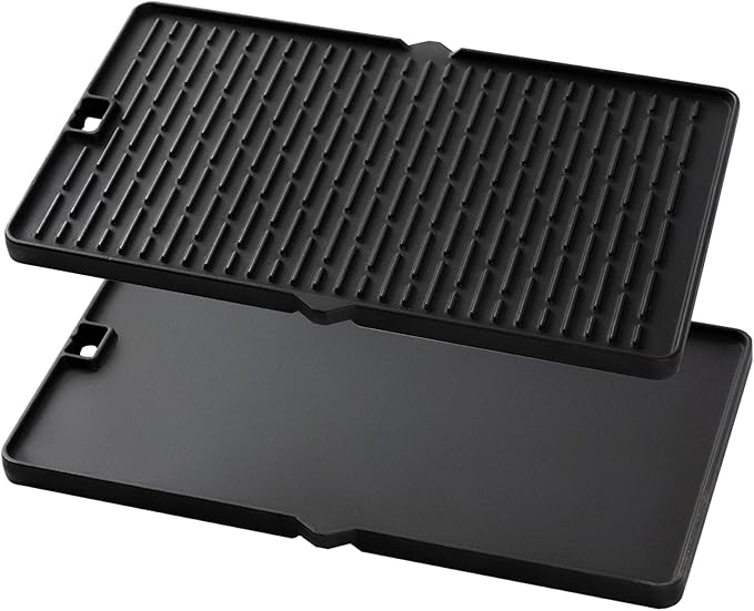 7404 Replacement Reversible Cast Iron Grill Griddle for Weber Summit E-420 E-450 E-470 S-470 E-670 S-670 Summit Gold A/B/D A6/B6/C4/D4/D6 1 Pack