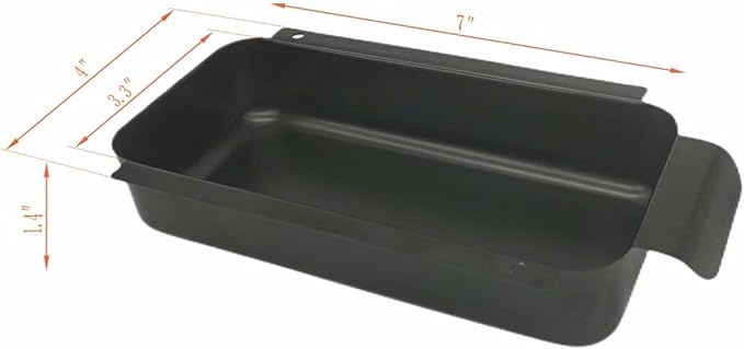 Replacement Charbroil 9328812P06 Metal Disposable Grill Grease Cup Holder Grease Pan G416-0015-W1 Drips pan (Black Holder)
