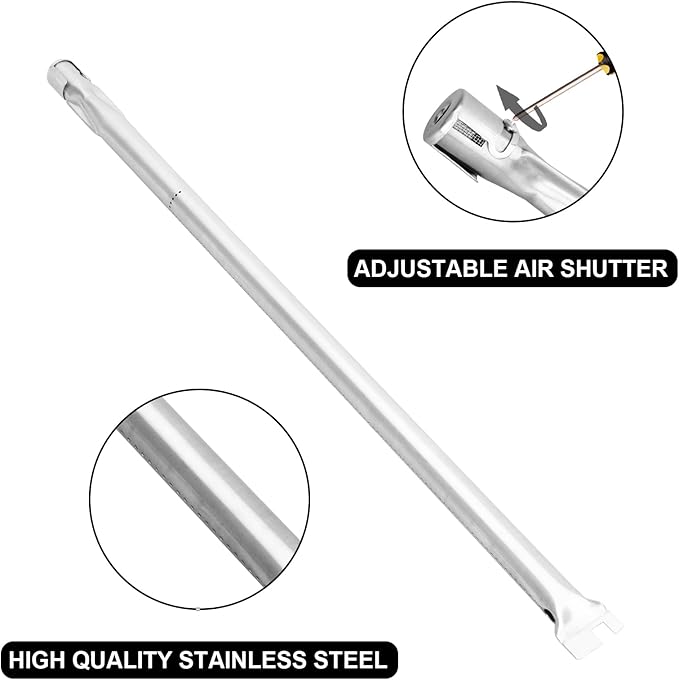 7507 Burner Replacement for Weber Spirit 210/200 S-210 S-200 E-210 E-200(with Side Control), Spirit 500, Weber Genesis Silver A Gas Grill Parts