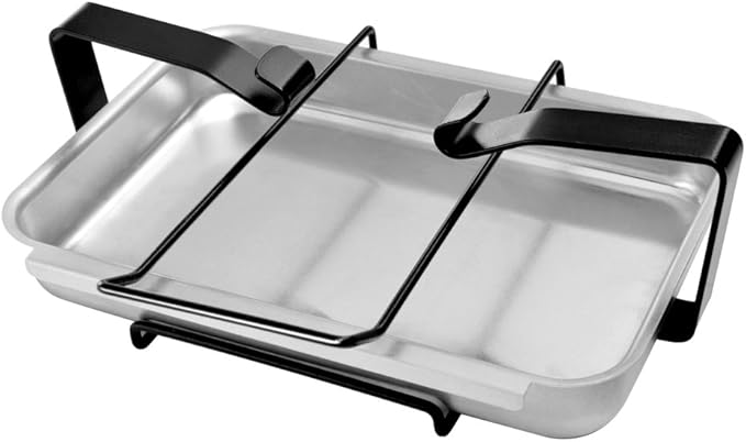 7515 Catch Pan and Holder Replacement for Weber Genesis 1000-5500, Genesis Silver/Gold/Platinum, Genesis II Series, Platinum I/II, and Summit Grills
