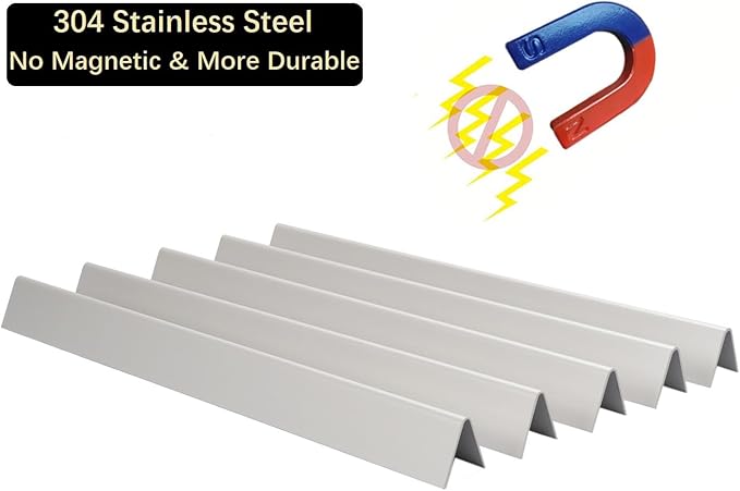 21.5" Flavorizer Bars Replace for Weber 7535 Genesis Silver A,Spirit 200 Series (with Side Control) Spirit 500 Grills,Durable 304 Stainless Steel