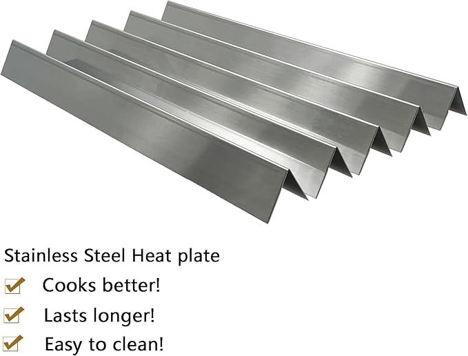 22.5" Stainless Steel Flavorizer Bars for Weber 7536, 7537, 65903Spirit 300 E310 E320 S310 S320, Spirit 700, Weber 900, Genesis Silver B C/Gold B C