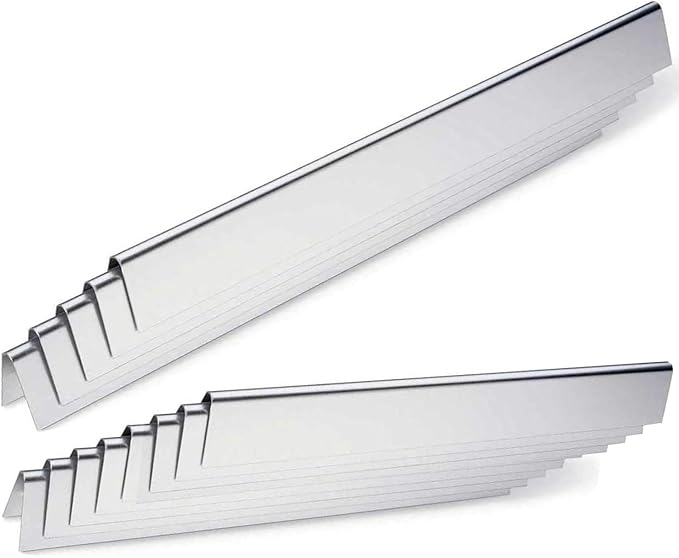 7538 9813 (13-Pack) Stainless Steel Flavorizer Bars Replacement for Weber Genesis 1000-5500, Platinum I & II Gas Grills