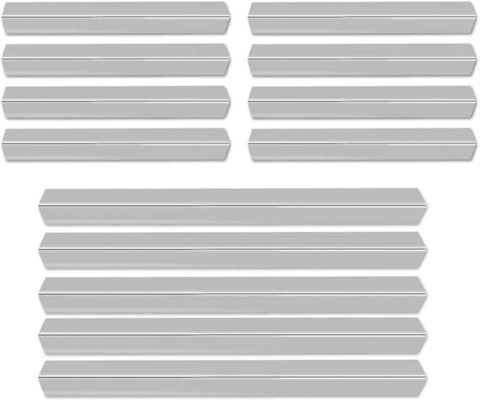 7538 9813 (13-Pack) Stainless Steel Flavorizer Bars Replacement for Weber Genesis 1000-5500, Platinum I & II Gas Grills