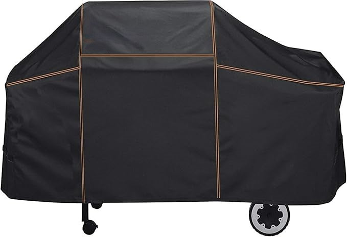 7552 Grill Cover with Brush and Tongs for Weber Genesis Silver / Gold / 2000 - 5500 Gas Grills,Grill Accessories