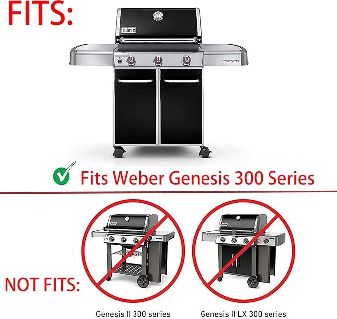 7566 Replacement Griddle for Weber Genesis 300 Series Cast Iron Griddle for Genesis E-310 E-320 E-330 S-310 S-320 S-330 EP-310 EP-320 EP-330 CEP-310