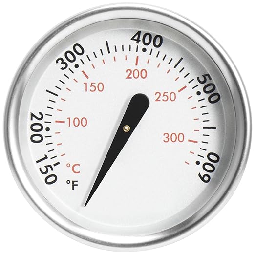 60540 7581 67031 Grill Lid Thermometer for Weber GS4 Spirit II & I 200/300 , Most Weber 22" Kettles, Q120/220/300/320 Replacement Parts 60392 74239