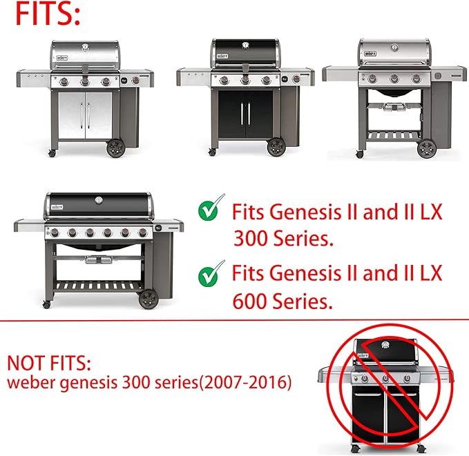 7599 Replacement Parts for Weber Grill Griddle Weber Genesis ii 300 Genesis ii 600 Series, Genesis ii E-310 E-315 E-325 E-330 E-335 S-310/S-335 E-610