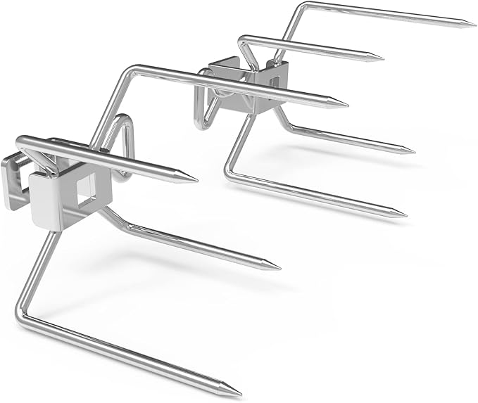7614 Stainless Steel Rotisserie Kit for Weber Spirit 200/300 Series Grill