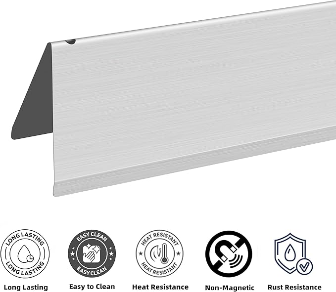 17.5" Flavorizer Bar for Weber 7620 7621 Genesis 300 Series E310 E320 E330 S310 S320 S330 EP310 EP320 EP330Grills with Front Control(2011-2016)