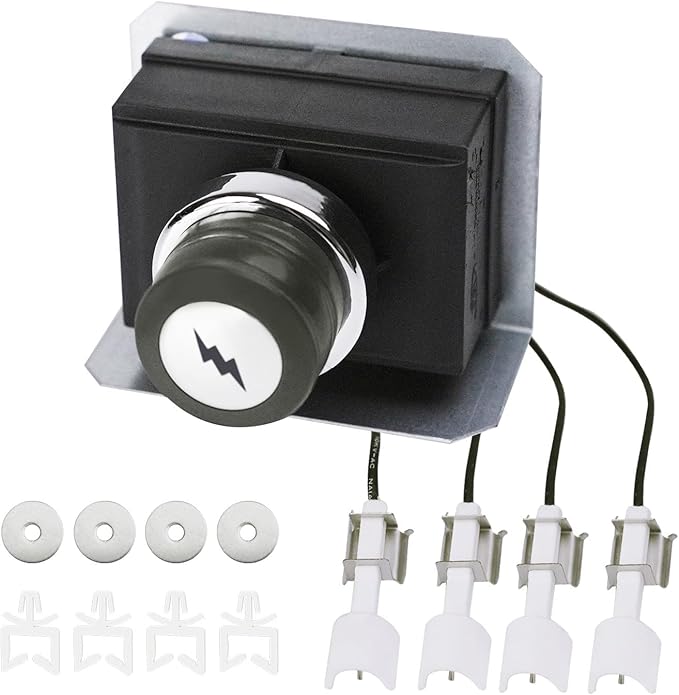 7629 Grill Igniter Kit for Weber Genesis E/S-330 Gas Grill with Front-Control, 65946, Easy to Install