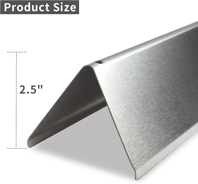 7636 Flavorizer Bars Replacement Part for Weber Spirit and Spirit II 300 Series, Spirit E310 E320 E330 S310 S320 S330, Stainless Steel, 15.3”