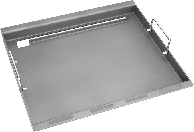 7637 Full-Size Griddle Inserts for Weber Spirit I/II 200, Flat Top Griddle Replacement for Weber Spirit E-210/220 S-210/220 Spirit II E/S-210 E/S-220