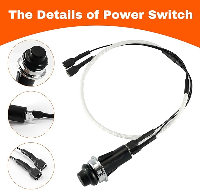 7642 Grill Igniter,Electronic Igniter Kit Replacement for Weber Spirit 210 & 310 Series with Front-Mounted Control Panels (Model Years 2013 and Newer)