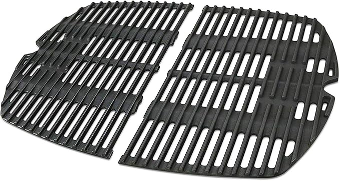 7645 Cooking Grates for Weber Q2000 Q2400 Q200 Q220 Series Gas Grills,for Weber Grill Parts 396001,396000 Replacement for Weber 65811 69935, Cast Iron