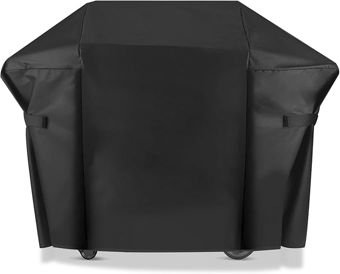 7757 Grill Cover for Weber Genesis 300 Series and New 2022 Genesis 300 Grills, 63 Inch Heavy Duty 600D Waterpoorf Outdoor Grill Cover, Fade Resistant