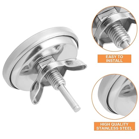G432-8L00-W1 Lid Temperature Gauge for Charbroil Gas Grill Thermometer Replacement Charbroil Advantage 4 & 6 Burner & Tru-Infrared Performance 2 Burner Parts 463625217 463229521 463238218 etc.,1.8"
