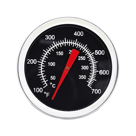 Grill Temperature Gauge for Char-Broil, Chargriller, Dyna-glo, Jenn/Air, King Griller Gas Grills, 2 Inch Diameter