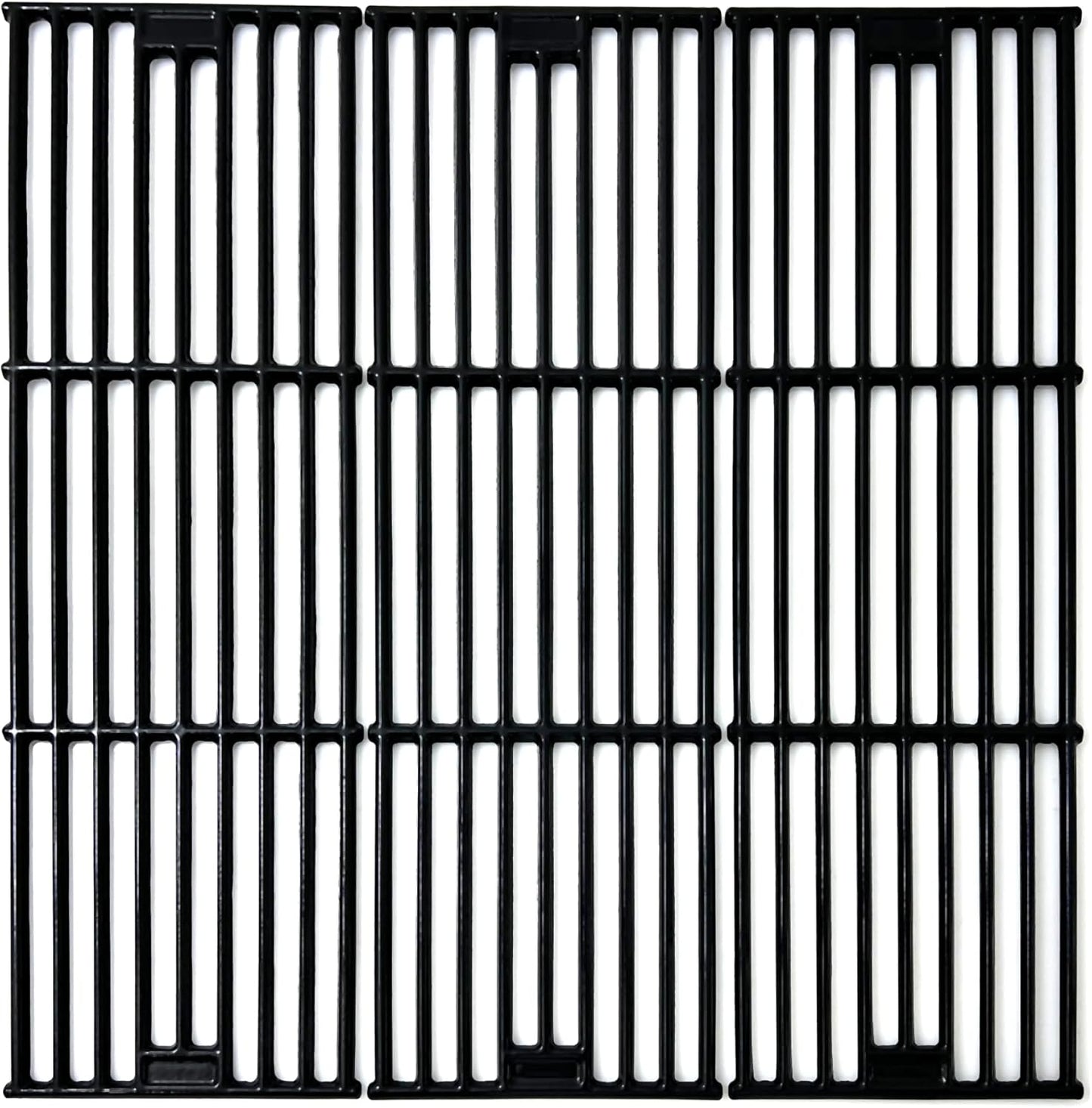 19.75" Porcelain Coated Cast Iron Grill Cooking Grates Replacement for Chargriller Gas Grill 2121, 2123, 2222, 2828, 3001, 3030, 3725, 4000, 5050, 5252, 5650,9020